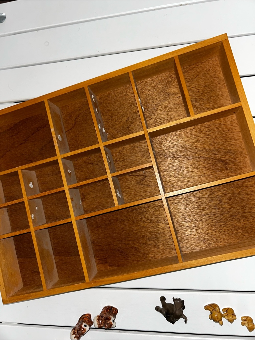 Vintage trinkets shelf bundle